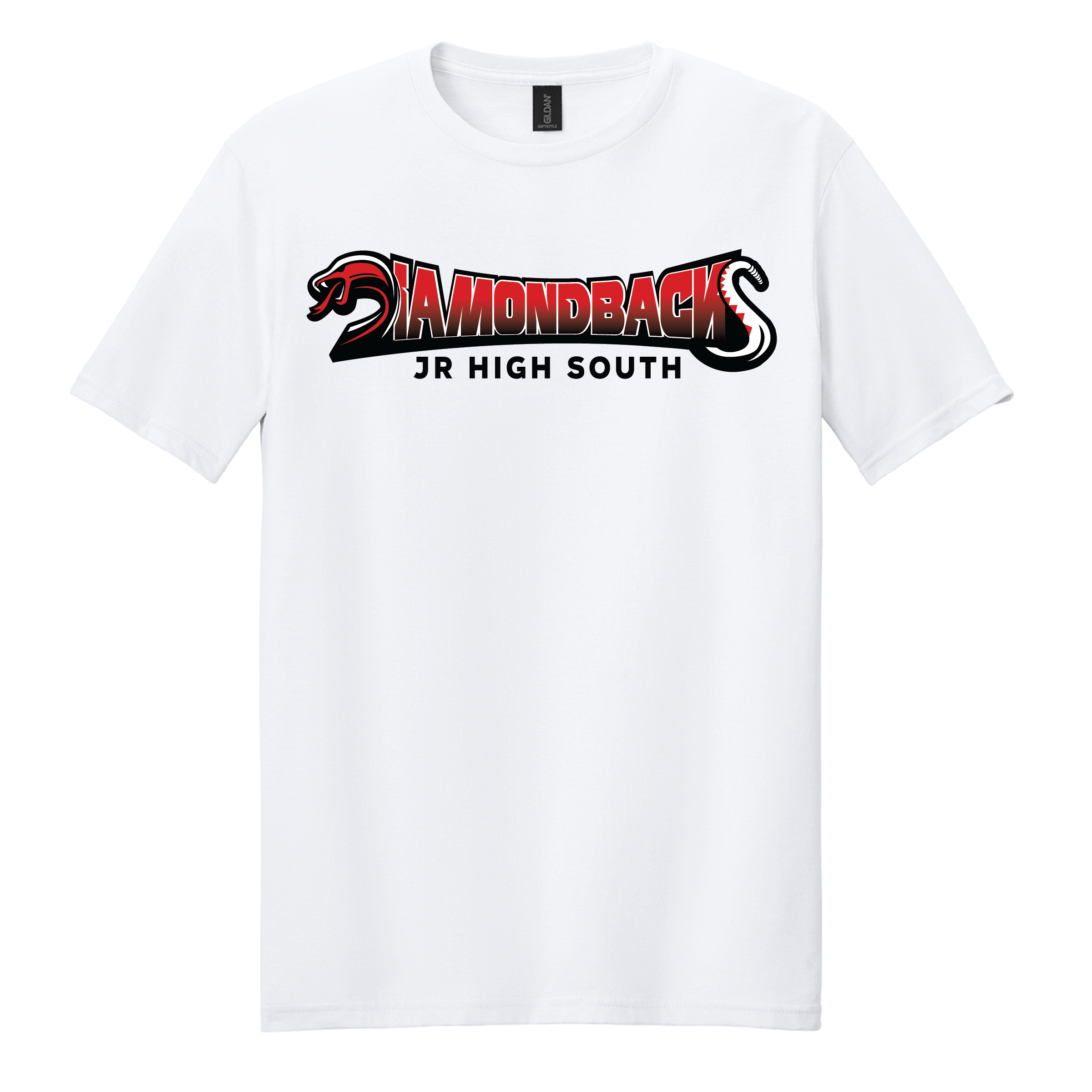 Pearland JH Athletics - Diamondbacks Shirt - Snake Logo