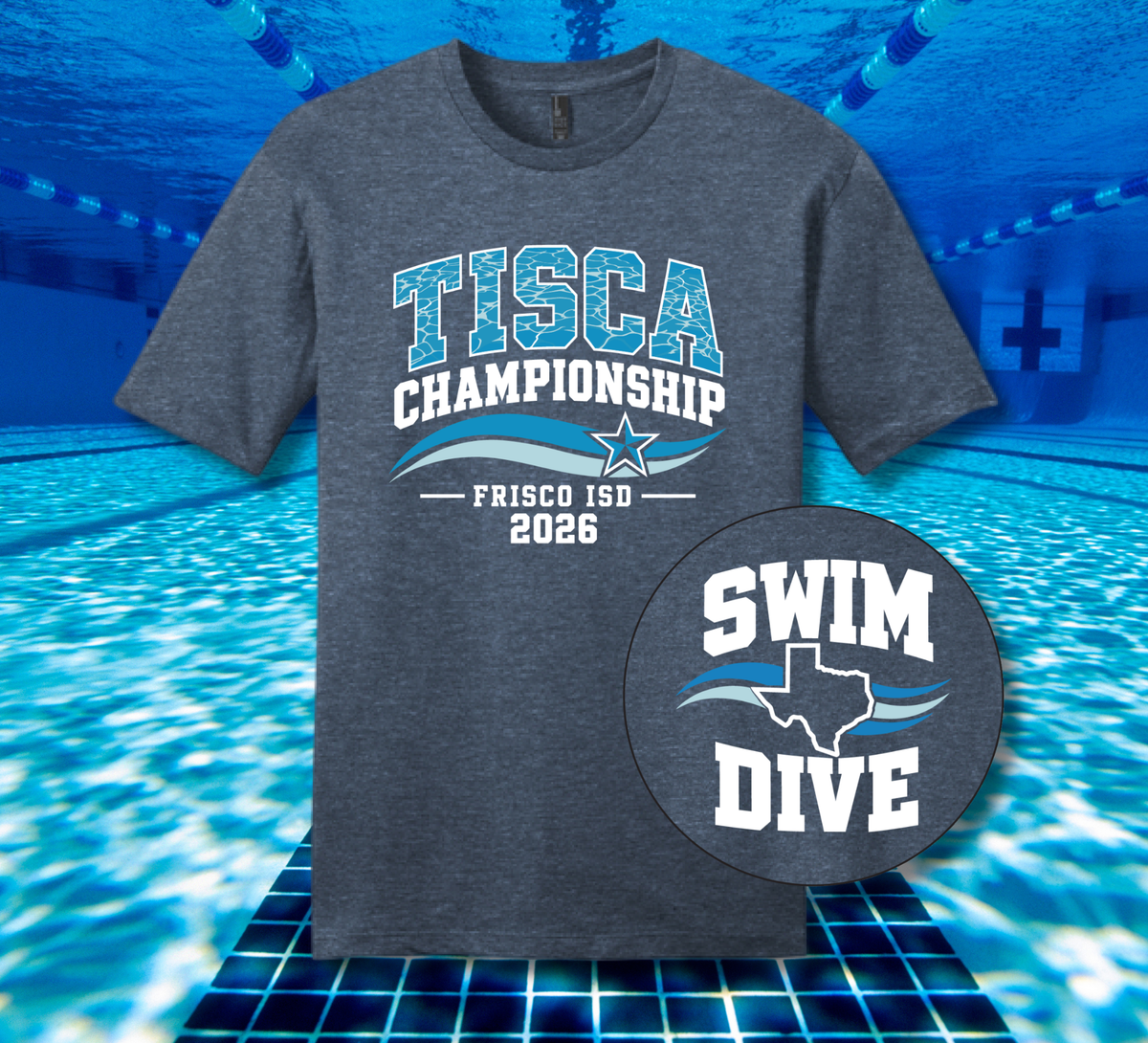 Frisco ISD Swim '26 - Navy Tee