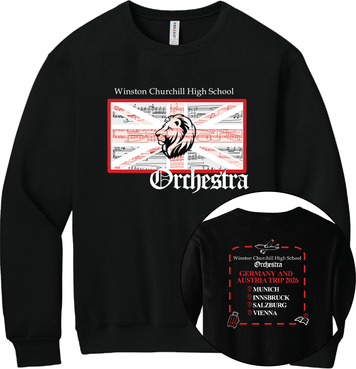 WCHS Orchestra '26 - Men's Long Sleeves
