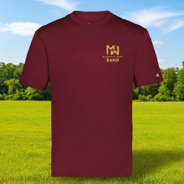 Magnolia HS Band '26 - Maroon Dry Fit Tee