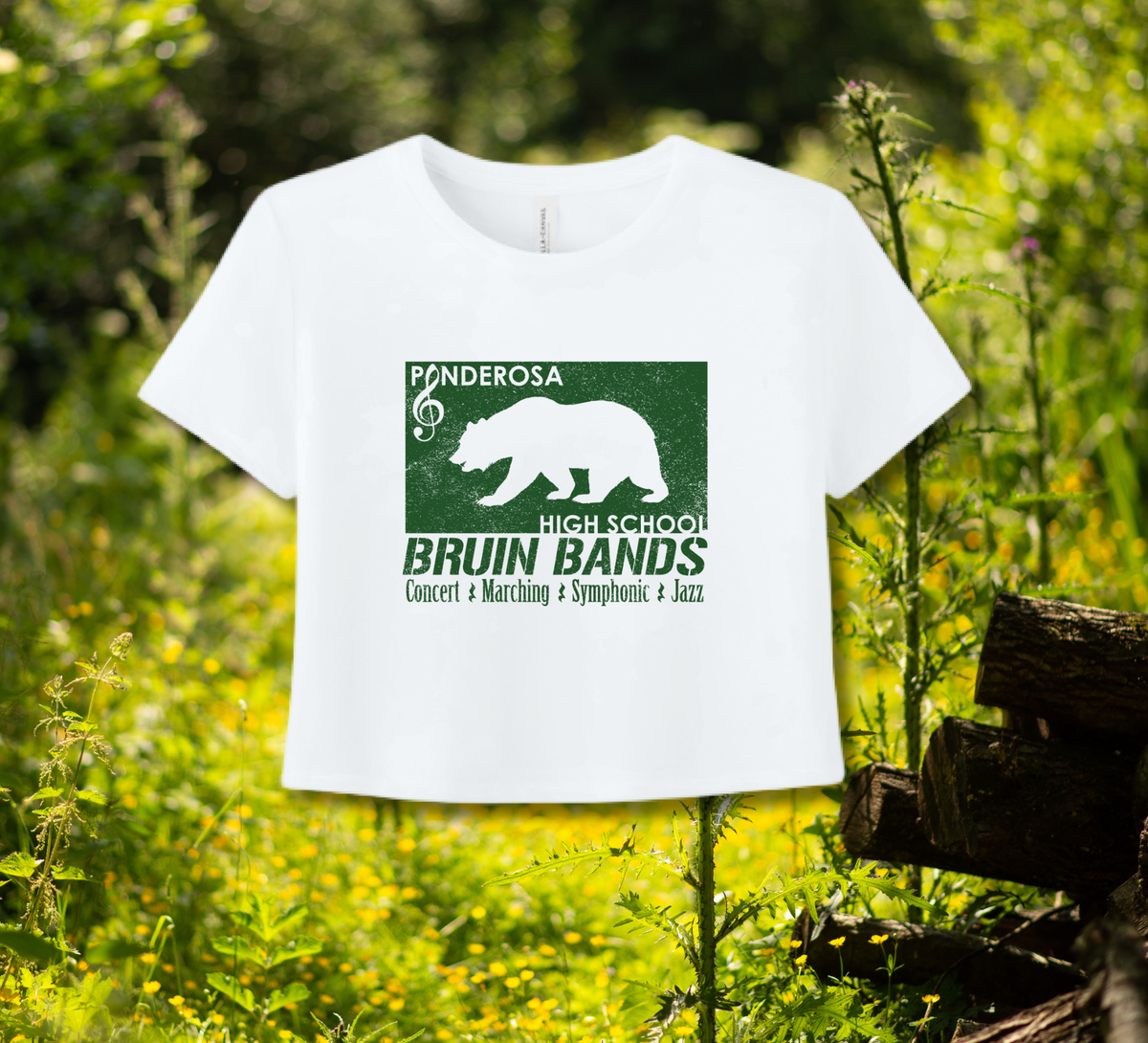 Ponderosa HS Band '26 - Women's Cropped Tee