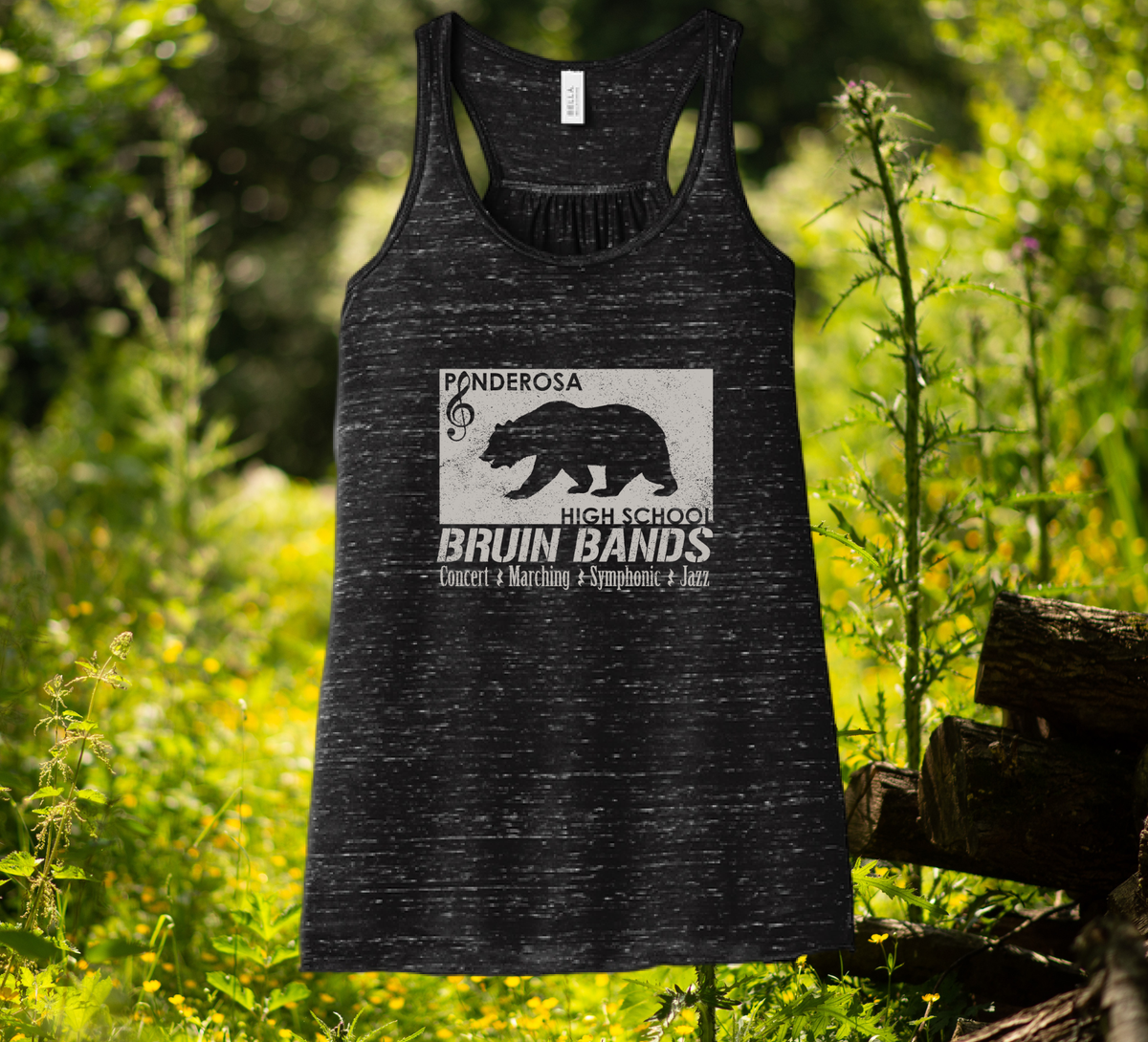 Ponderosa HS Band '26 - Women's Flowy Racerback Tank