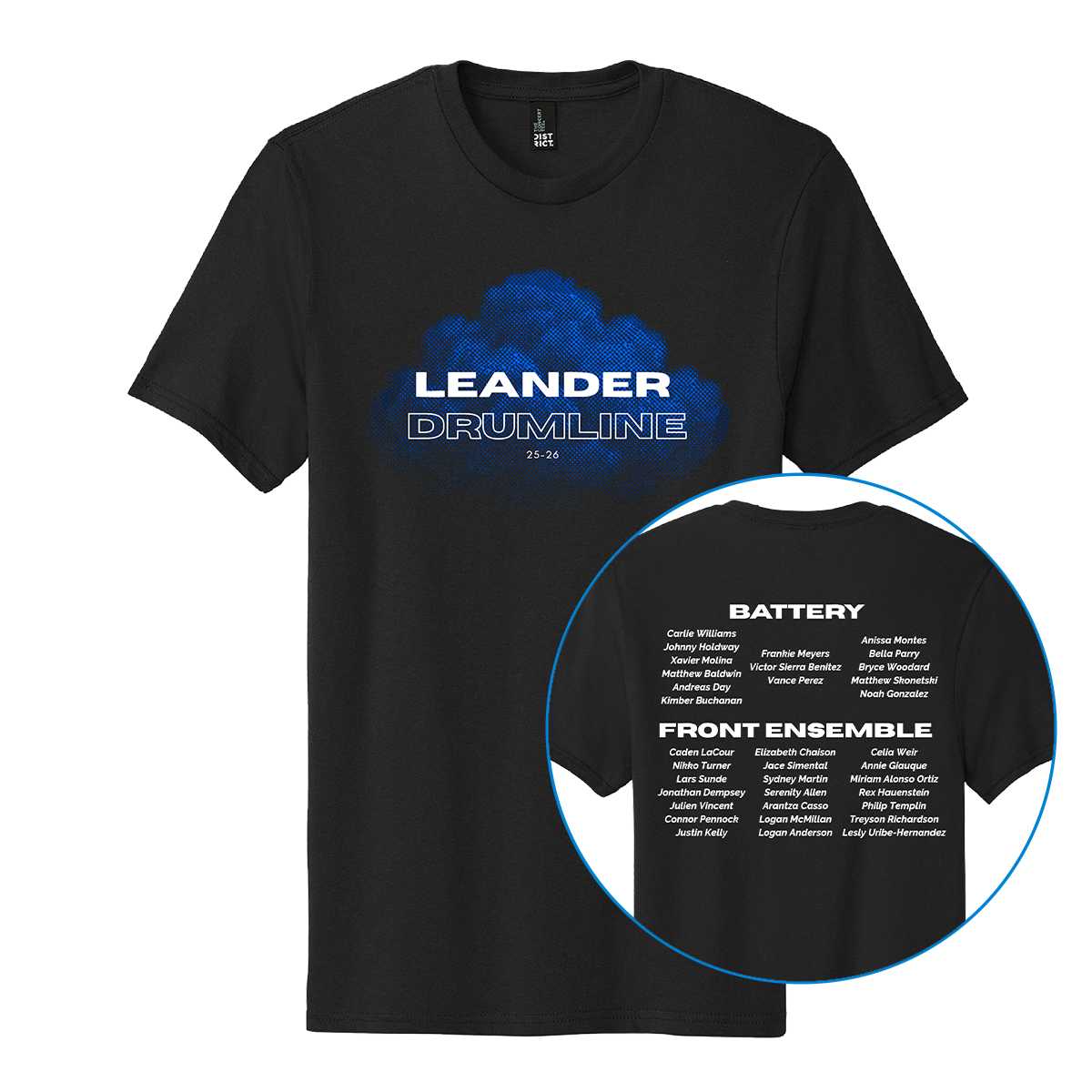 Leander-Percussion Section Shirt - Blk