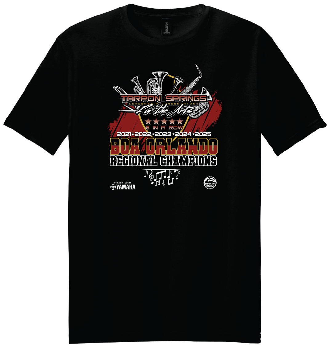 Tarpon Springs HS '25- BOA Regional Champs Shirt