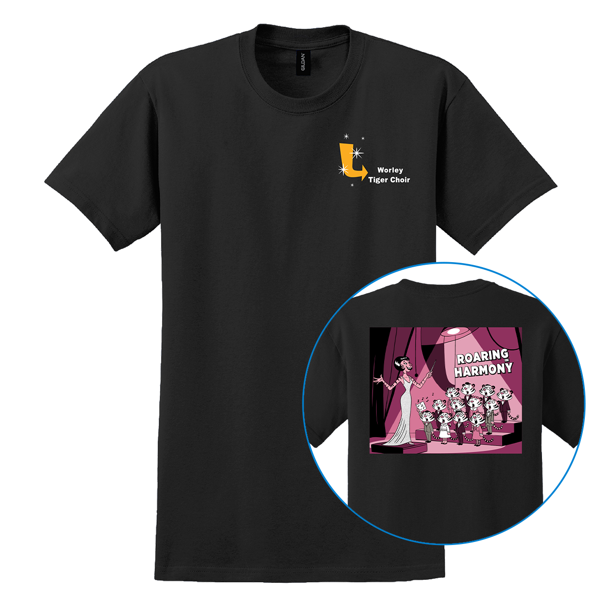 Worley MS Choir Shirt - Black