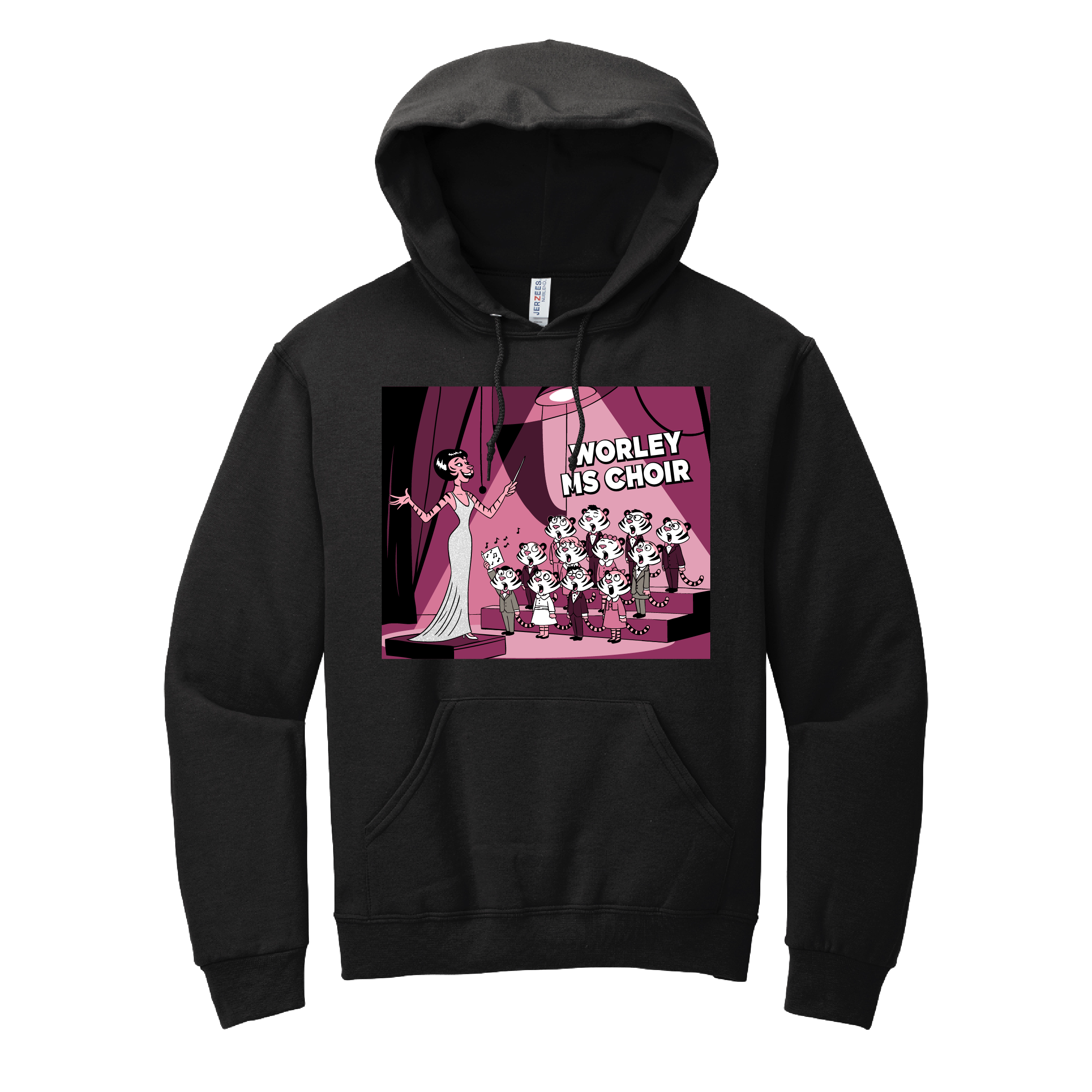Worley MS Choir  Hoodie - Black