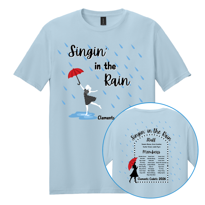 Clements HS Cadets Colorguard T-shirt