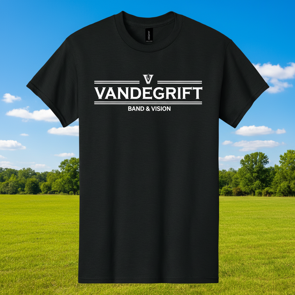 Vandegrift '26 - Black Cotton Tee