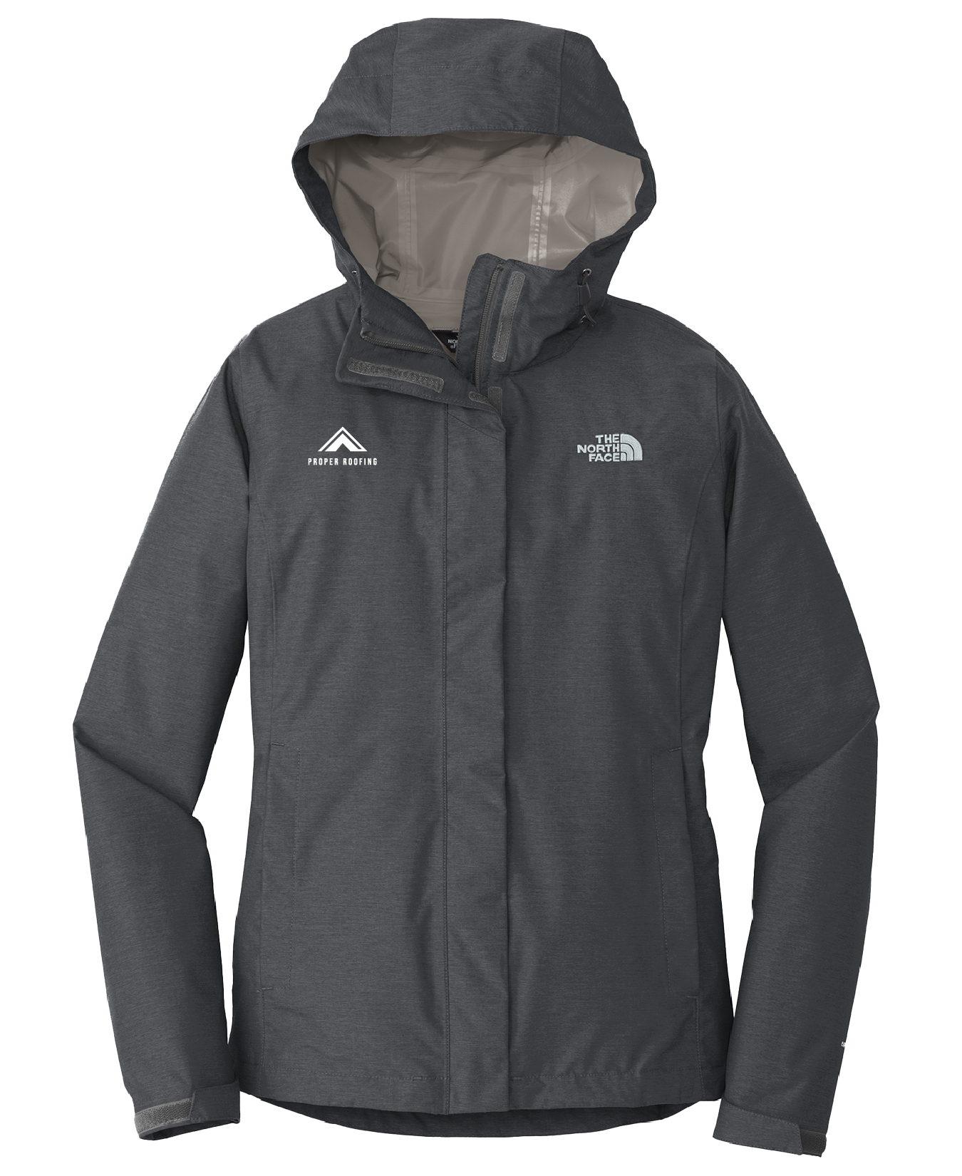 Proper Roofing - Women's North Face Rain Jacket