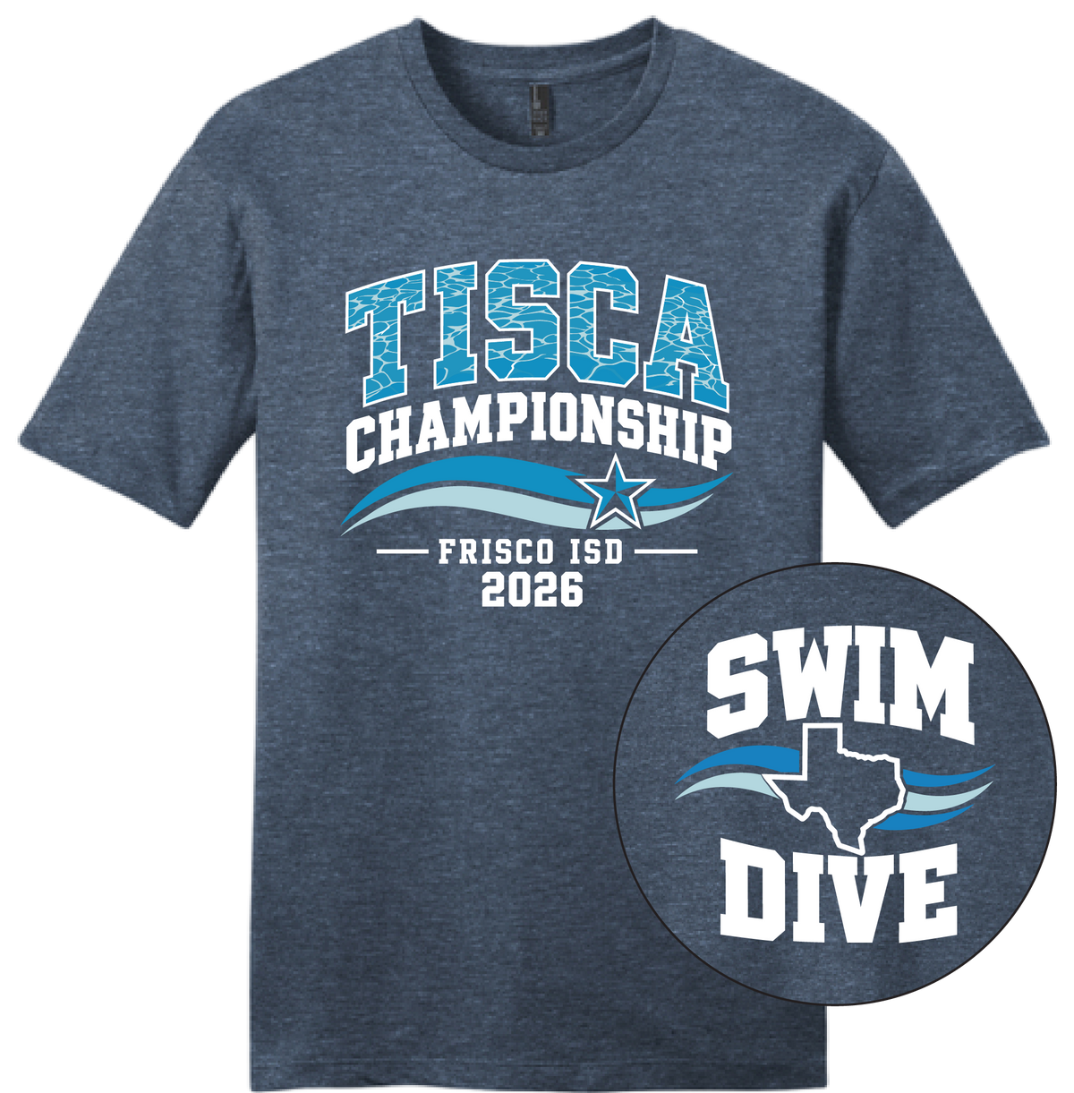 Frisco ISD Swim '26 - Navy Tee