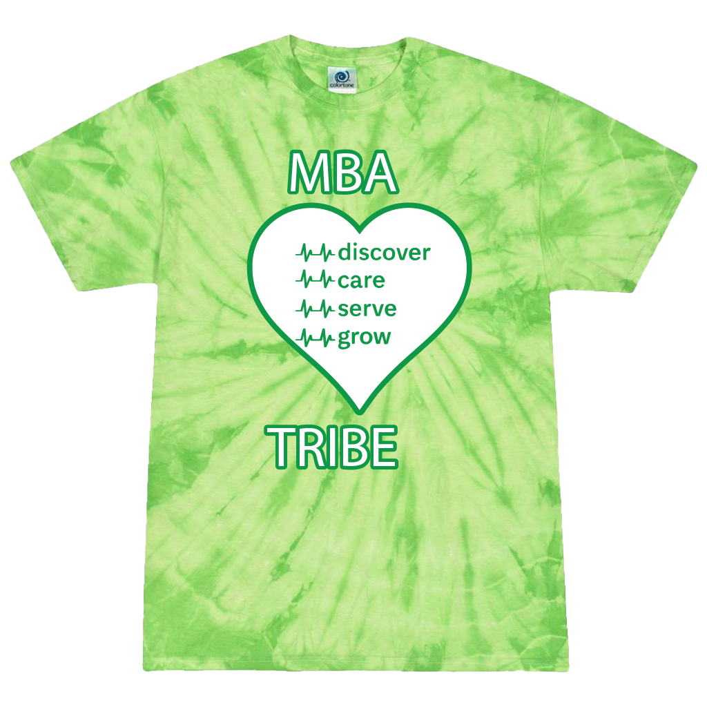 MBA Spirit - Green Tie Dye Youth Shirt