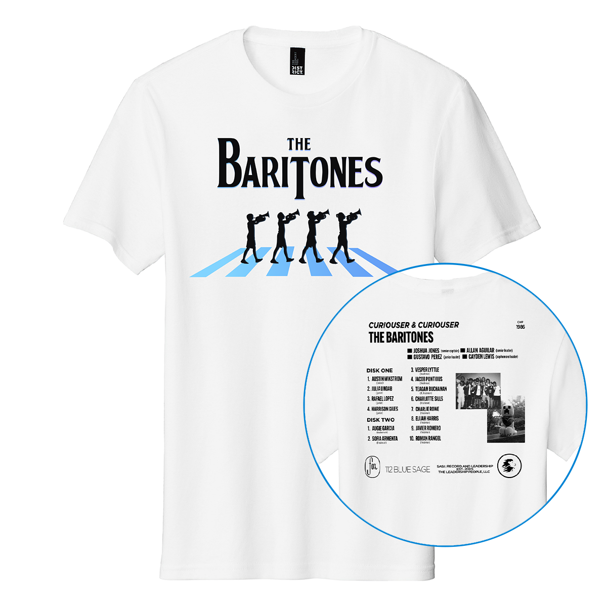 Leander-Baritones Section Shirt - Wh