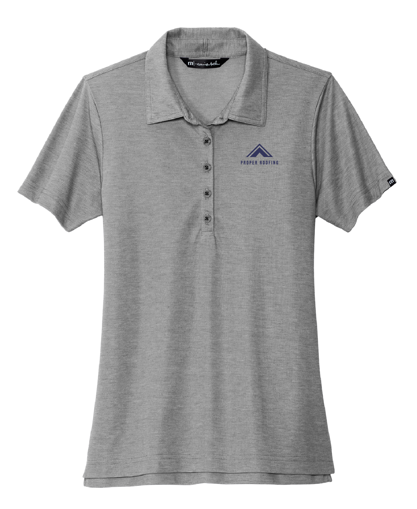 Proper Roofing - Travis Matthew Ladies Heather Polo