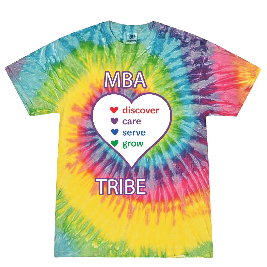 MBA Spirit - Rainbow Tie Dye Adult Shirt