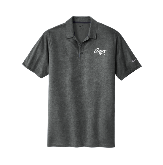 Onyx - Men's Nike Crosshatch Polo