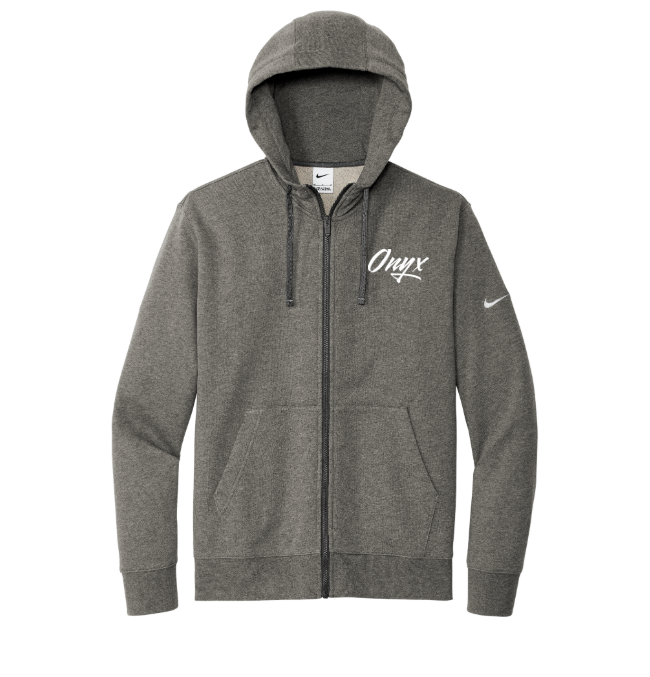 Onyx - Nike Full Zip Hoodie