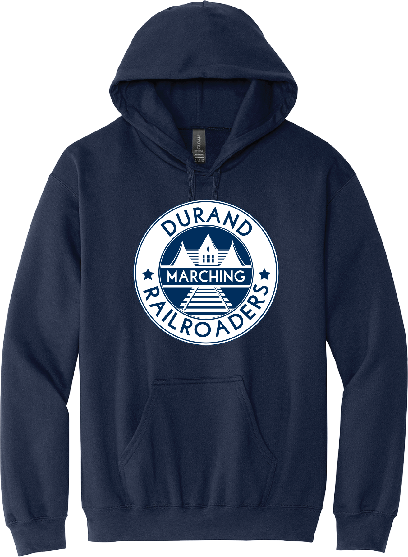 DMR Gildan Softstyle Midweight Pullover Hooded Sweatshirt with DTF Logos