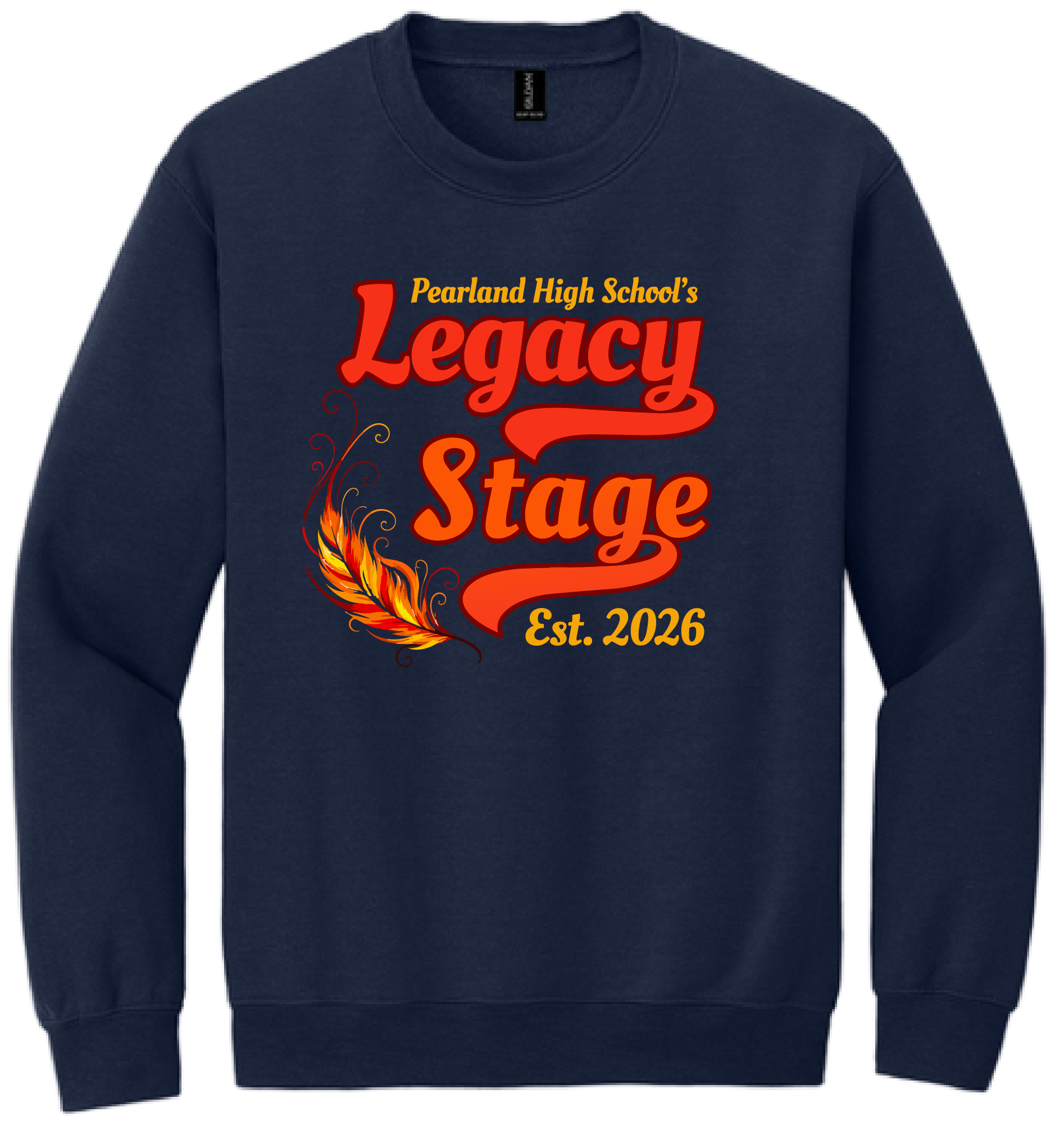 PHS Theatre '26 - Navy Crewneck Shirt