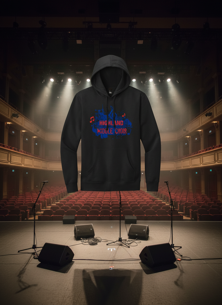 Highland MS Choir Hoodie - Blue